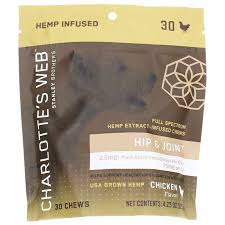 Charlotte's Web Hemp Infused Hip & Joint Dog Treats, 30 Ct