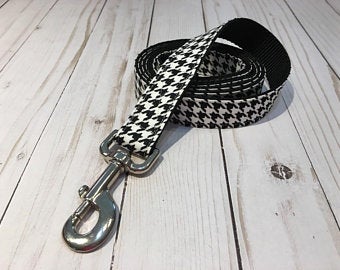 OCY Originals The Houndstooth Flower Leash