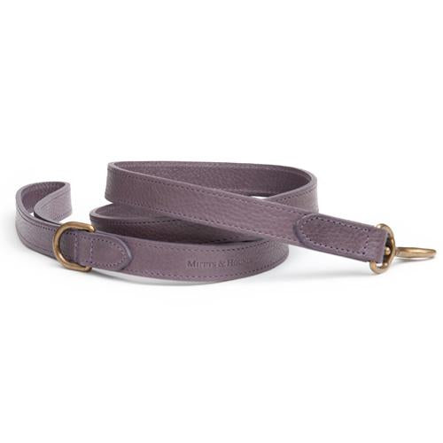 M&H Leather Lead, Brown, 43"