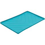 Messy Mutts Silicone Food Mat Blue, Medium