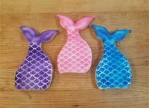 Preppy Puppy Iced Cookie - Mermaid Tail