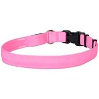 ORION LED Dog Collar,  Light Pink