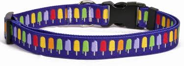 Yellow Dog Design Collar, Popsicles
