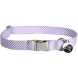 Southern Dawg Purple Stripped Collar, Small