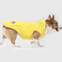 Canada Pooch Blue Clouds Rain Coat