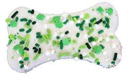 Preppy Puppy Iced Cookie - St. Patrick's Day