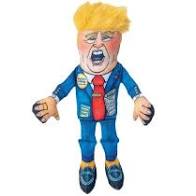 Fuzzu Donald Trump Large Dog Toy 17"
