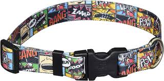 Yellow Dog Designs Collar, Vintage Comic