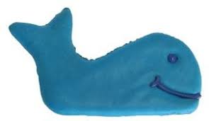 Preppy Puppy Iced Cookie - Whale